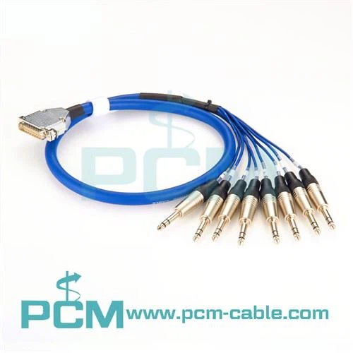 Cabo compatível com DB25 para 8 TRS Tascam