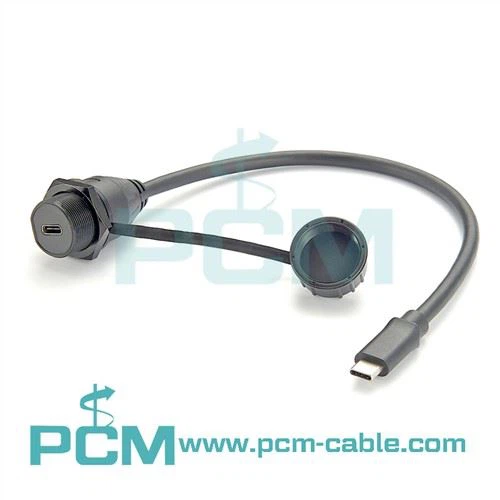 Cabo de extensão USB 3.1 à prova d'água C