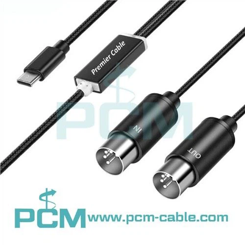 Cabo de interface USB-C MIDI