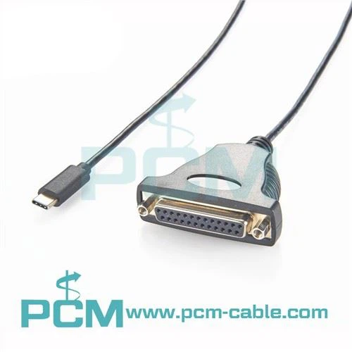 Quais são as configurações dos pinos de um cabo serial?