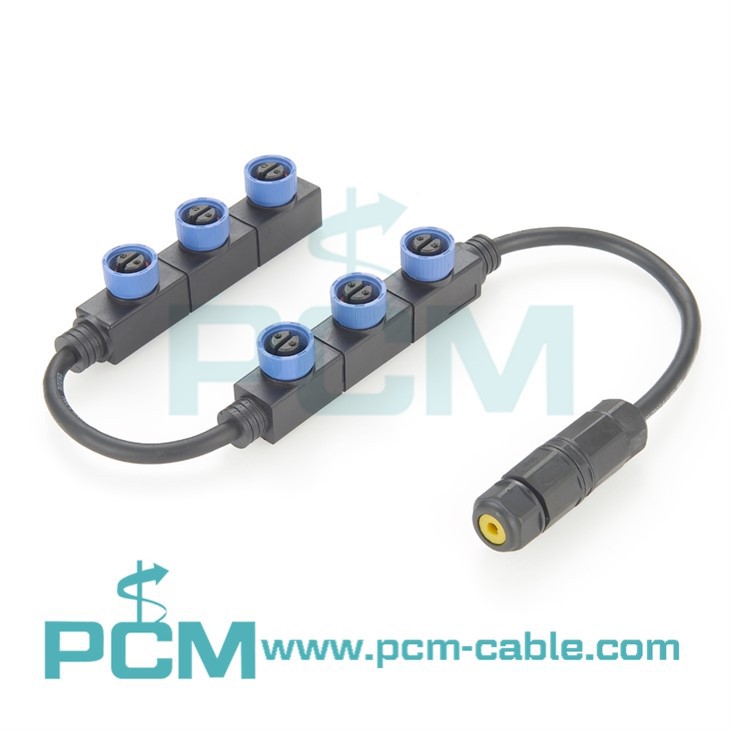 Cabo conector à prova d'água para driver de energia