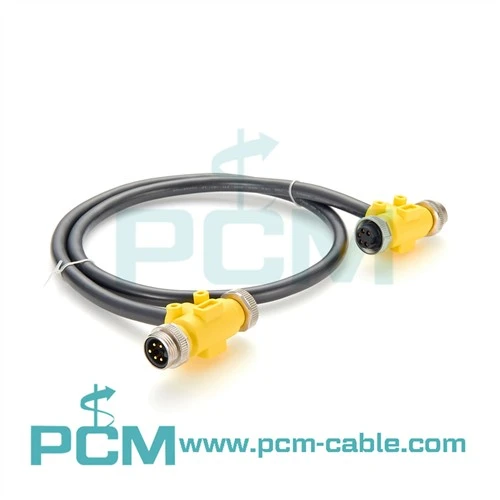 Cabo Conector de Alimentação para Automação Elétrica 7/8-16UNF Pré-moldado H-Splitter