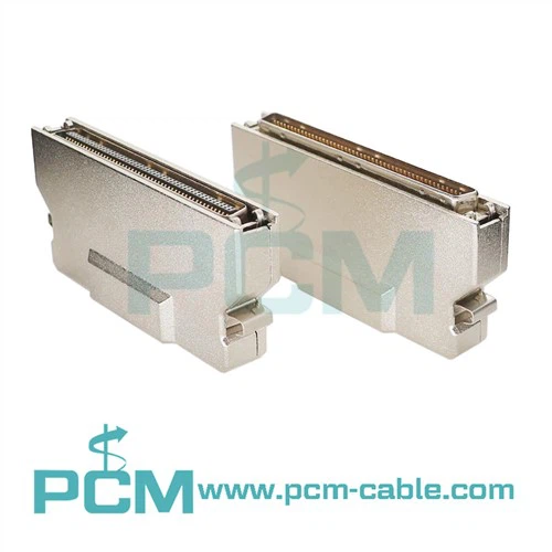 Conector IDC SCSI-2 100Pin com fixador de travamento