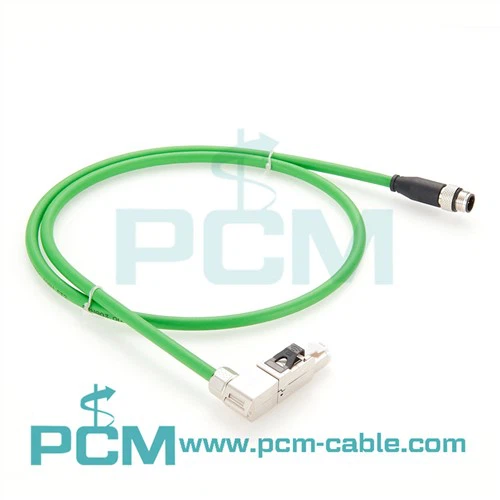 Cabo de arrasto Ethernet industrial M12 para IE FC RJ45