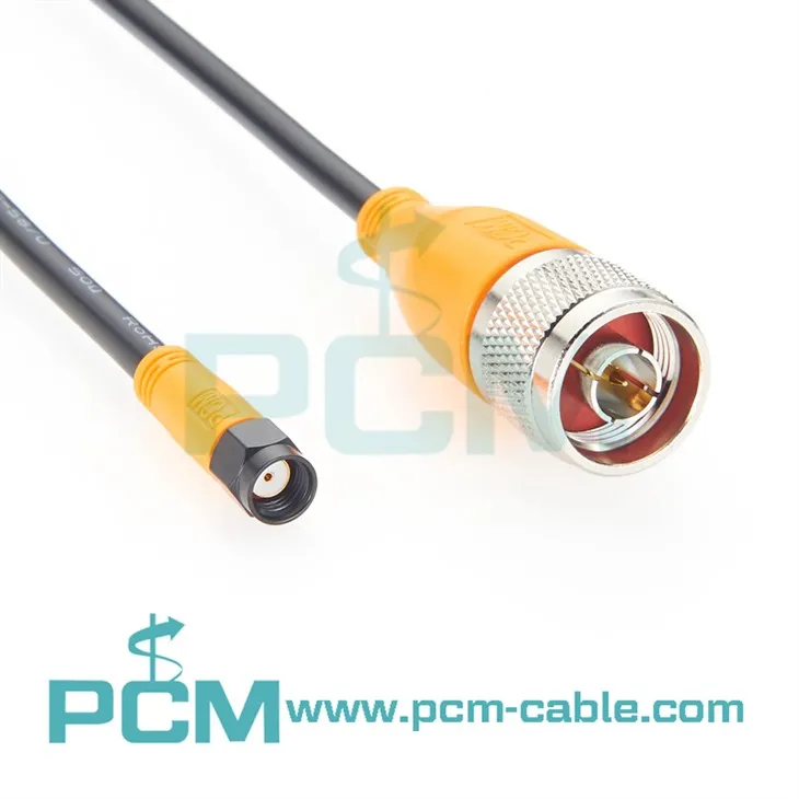 RP-SMA Male to Type-N Male RG58 Coaxial Cable Assembly