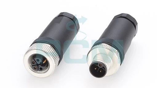 M12 L-coded field wireable connector M12 L-coded field wireable connector