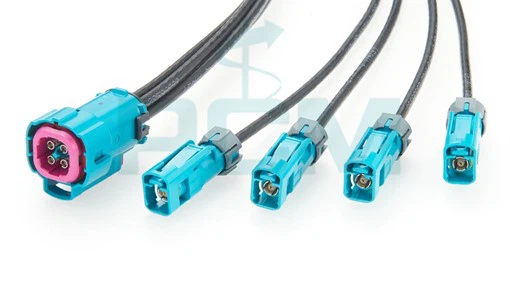HFM to Fakra Cable Assembly Rosenberger Original IP67 Waterproof PCM-ZC-0036 HFM to Fakra Cable Assembly Rosenberger Original IP67 Waterproof PCM-ZC-0036
