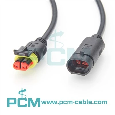 Cabo conector TYCO AMP SUPERSEAL 2 pólos