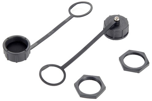 Bulkhead feedthrough panel mount M12 to RJ45 Adapter Bulkhead feedthrough panel mount M12 to RJ45 Adapter