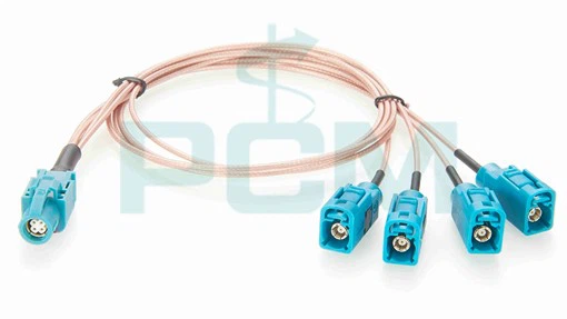 HSD LVDS to Fakra Coaxial Splitter Cable for GPS Navigation HSD LVDS to Fakra Coaxial Splitter Cable for GPS Navigation