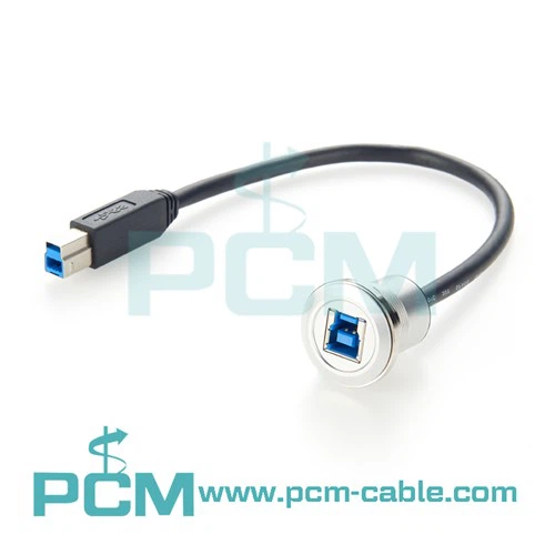 Acoplador USB 3.0 B para B com cabo