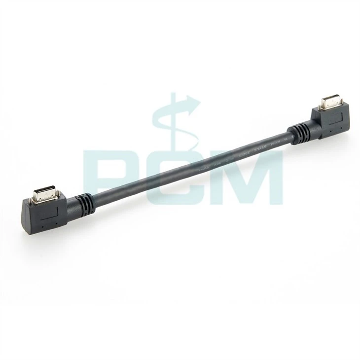 Right Angle Camera Link SDR To SDR Cable For Machine Vision Camera Link Industrial Camera Cable Assembly